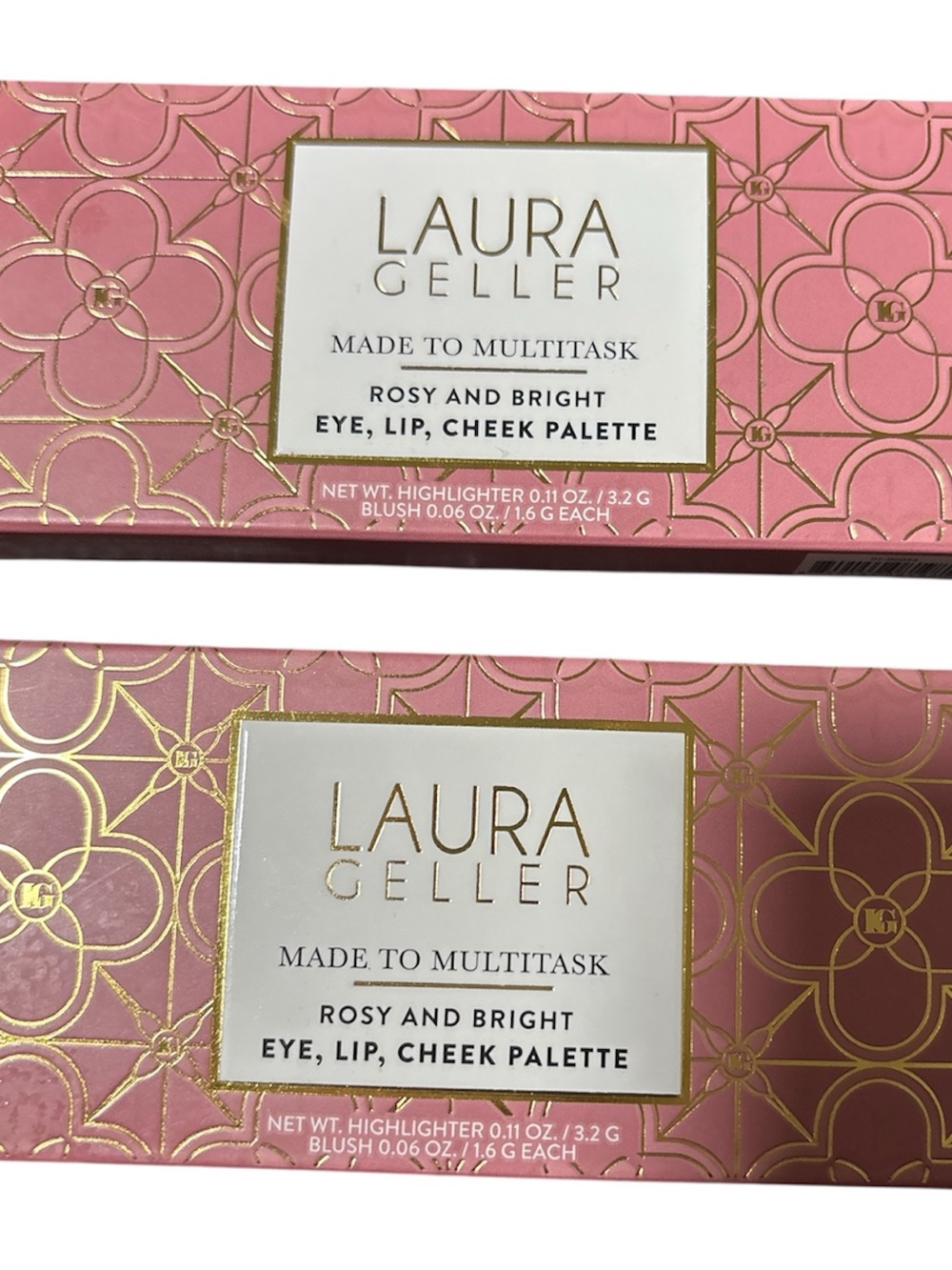 Laura Geller Rosy and Bright Palette - Pink, Gold Accents